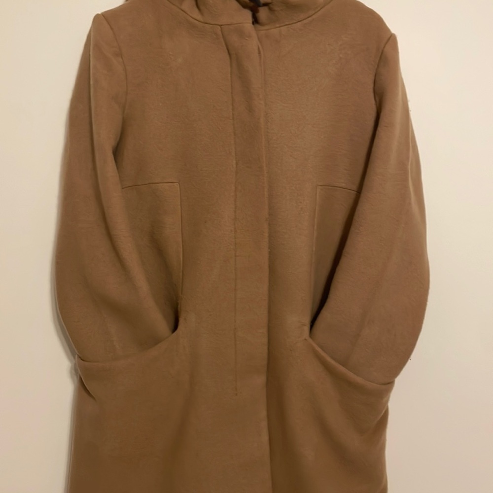 Babaton Pearce Coat Size L Camel colour